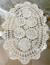 VINTAGE WHITE COTTON HAND