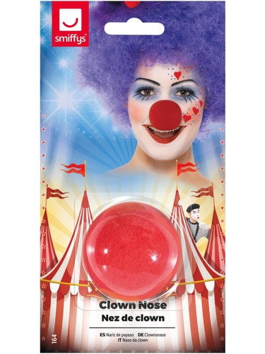 Clown nose red - nose,,