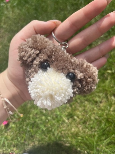 Pom bear - bear, keyring