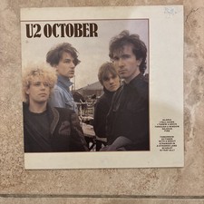 U2 October 1981 Vinyl LP Record, Island Records ILPS9680