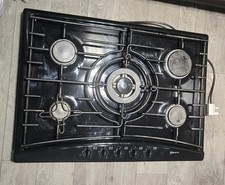 NEFF Gas Hob 5 Burner 70cm + Wok Ring Fits In Standard 600 Unit Black Upgrade