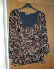 Top Marks and Spencer Per Una  Autumn colours Size 18