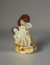 Vintage Ceramic Girl with Doll