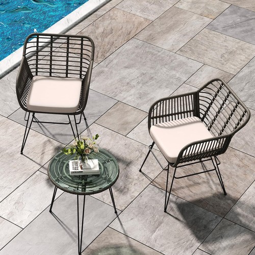 Piece garden rattan bistro - rattan,