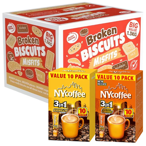 Broken biscuits 3kg coffee - 1.3kg,