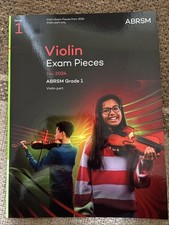 ABRSM Violin Exam Pieces Grade 1 from 2024 Violin part + Key Signature Bookmark