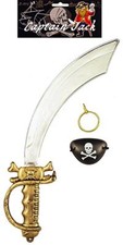 3pc Pirate Costume Set - Sword