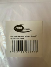 25 x 7” Vinyl Anti static