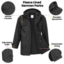 German parka army - german,
