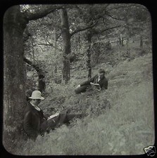 Glass Magic Lantern Slide IN