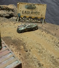 Billboard, sign twin Pack. Gaslands, 28mm 1:64 scale warhammer 40k table top gam