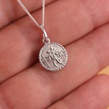 925 Sterling Silver St Christopher Charm Pendant Various Sizes Gift Boxed