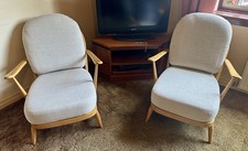 Pair Of Vintage Blonde Ercol
