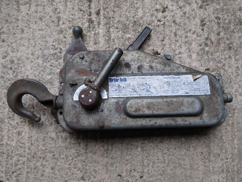 Tirfor tu16 winch - tirfor,