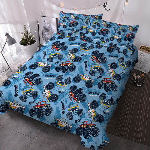 Monster truck duvet cover - duvet, set