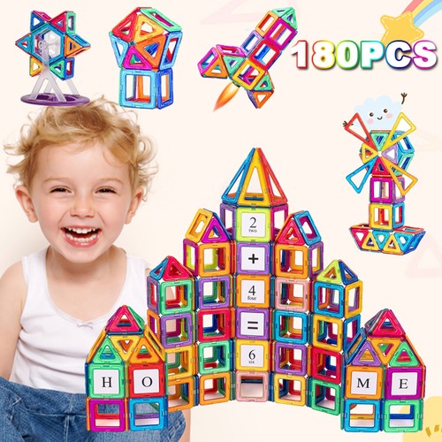 Magnetic tiles building blocks - magnetic,