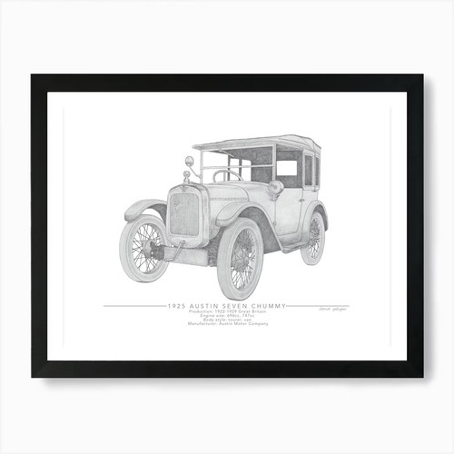 Austin seven chummy art - austin,