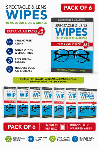 Pack spectacle lens cleaning - pack,