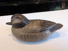 Poole Pottery Stoneware Teal Decoy Duck 1982