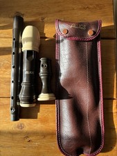 Aulos Recorder with Case