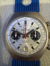 Vintage Wakmann Panda Chronograph, Valjoux, 37mm, t