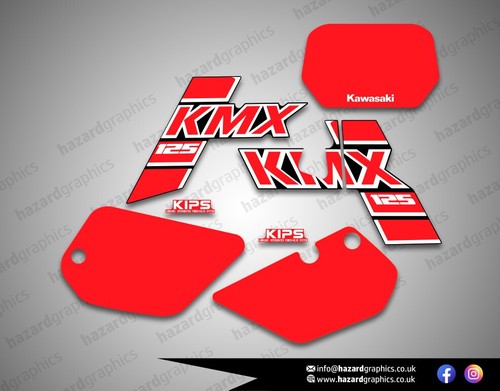 Kawasaki kmx 125 - kawasaki, graphics
