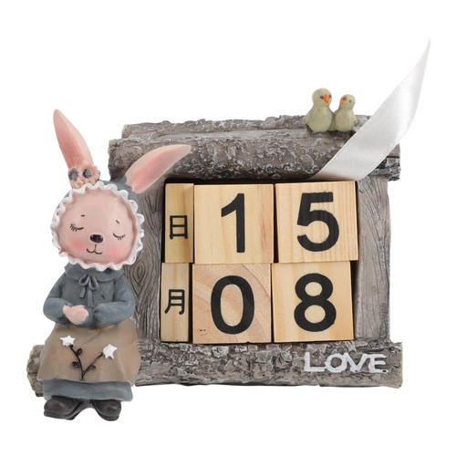 Decorative wooden calendar - wooden,