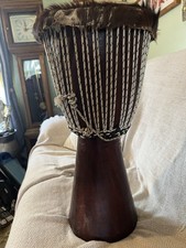 Gambian Hand Carved Djembe