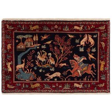 Kashan 53 x 80 cm hand knotted