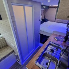 Campervan Shower Door White