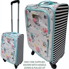 Disney Store Animators Collection Suitcase Hand Luggage Rolling Soft Shell Spin