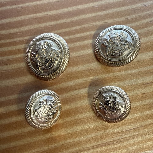 Crested blazer buttons - blazer,
