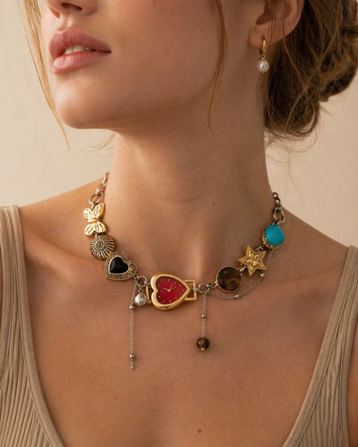 Vintage gold red - vintage,