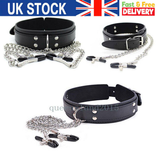 Bondage leather neck - pu,