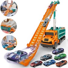 Big Toy Truck & 6 Mini Cars