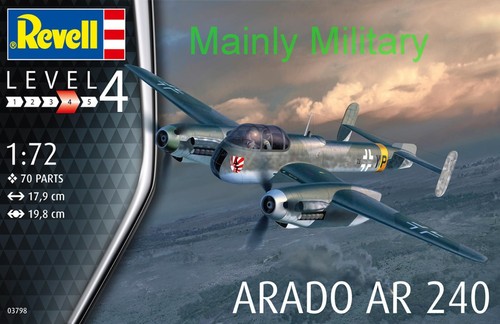 Revell arado ar 240 - ar,