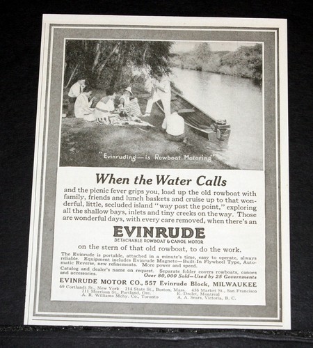 1917 old magazine print - 1917, ad