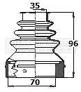 FIRST LINE Front Inner CV Boot
