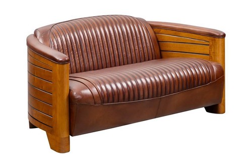 Club sofa pierre 2 - 2, seater