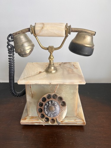 Vintage italian onyx rotary - italian,