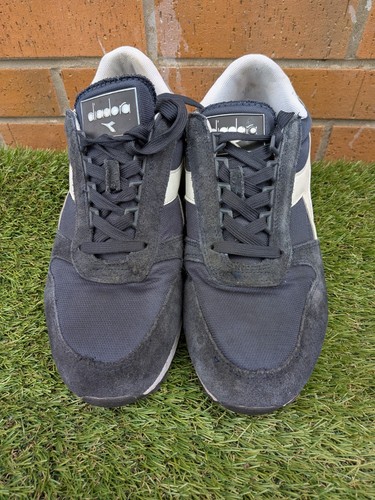 Diadora caiman blue trainers - caiman,