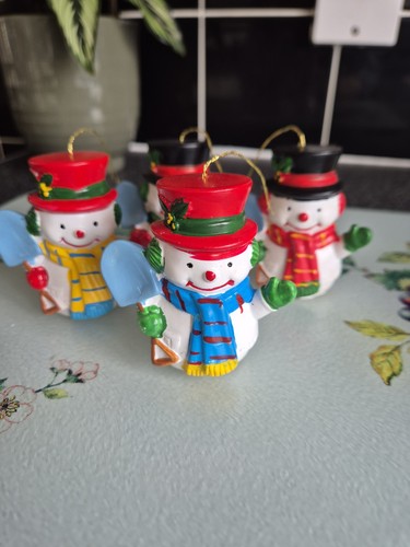 Set vintage snowman - set, of