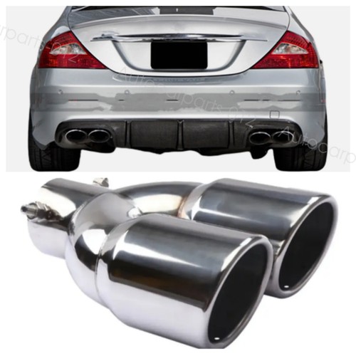 Rear car dual exhaust muffler - rear,