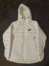 Nike Sportswear Synthetic Fill Down Padded Jacket Coat White Black Size XL