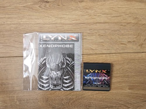 Atari lynx game xenophobe - atari,