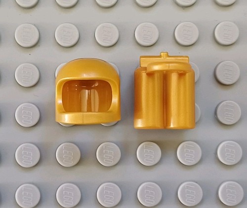 Lego space pearl gold - lego,