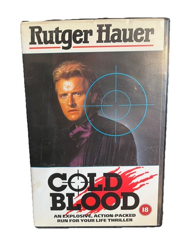 Cold blood rutger - rutger, vhs