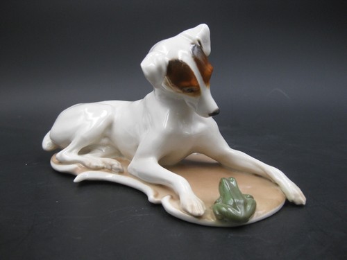 Dog frog art nouveau - dog,