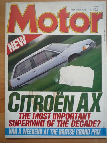 1987 motor jun citroen - motor, ax