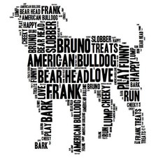 Personalised american bulldog - personalised,